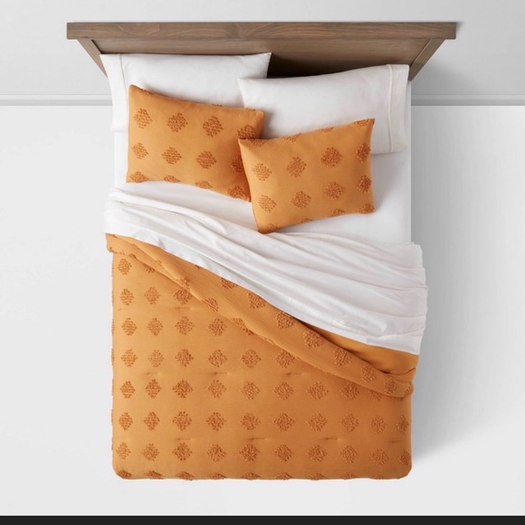 Threshold Orange Quilted Bedding Set - Picture 3 of 8